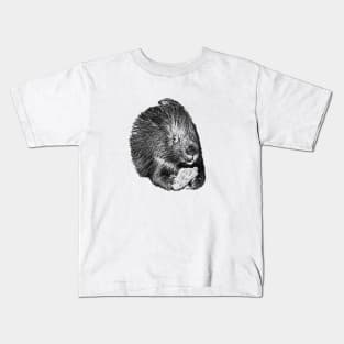 Crested porcupine Kids T-Shirt